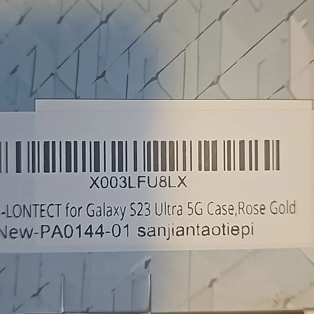 Sparkle Rose Gold Galaxy S23 Ultra 5G Case